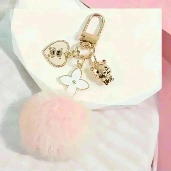 Pink Purse Charm/ Key Chain - Picture 1 of 1